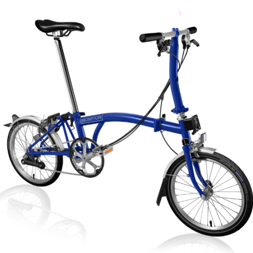 Brompton Explore - Piccadilly Blue (STD) [C Line] folding cycle