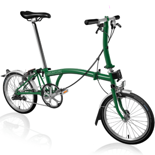 Brompton Utility - Racing Green (STD) folding cycle