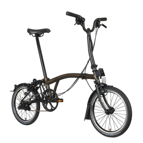 Brompton Explore - Black Lacquer / Black [C Line-B.E] folding cycle