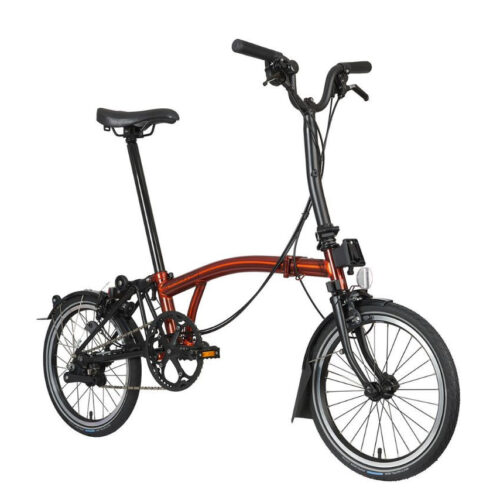 Brompton - Flame Lacquer / Black [C Line-B.E] folding cycle