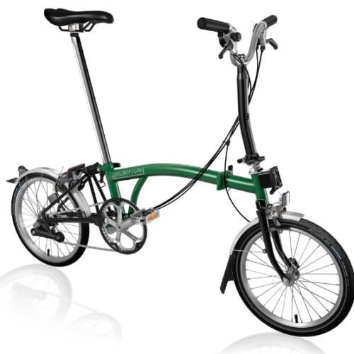Brompton Explore - Racing Green / Black [C Line-B.E] folding cycle